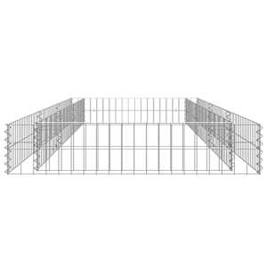 Gabionový vyvýšený záhon pozinkovaná ocel 300 x 100 x 20 cm - obrázek 6
