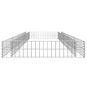Gabionový vyvýšený záhon pozinkovaná ocel 400 x 100 x 20 cm - obrázek 6