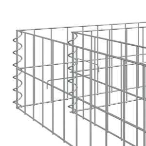 Gabionový vyvýšený záhon pozinkovaná ocel 400 x 100 x 20 cm - obrázek 8