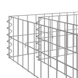 Gabionový vyvýšený záhon pozinkovaná ocel 600 x 100 x 20 cm - obrázek 8