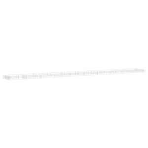 Visoka greda gabion pocinkano jeklo 1000x100x20 cm