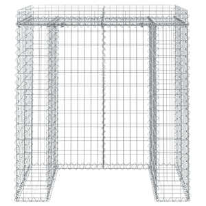 vidaXL Schanskorf voor vuilnisbak 110x91x120 cm gegalvaniseerd ijzer