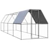 vidaXL kanapuur, 2 x 8 x 2 m, tsingitud teras