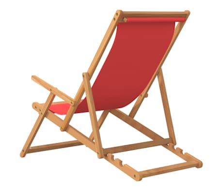VidaXL Sammenleggbar Strandstol Heltre Teak R d VidaXL no vidaxl-sammenleggbar-strandstol-heltre-teak-r-d-vidaxl-no
