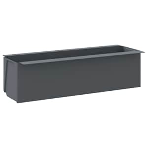 Květinové truhlíky na europalety 12 ks šedé 36x13,5x9,5 cm PP - obrázek 3