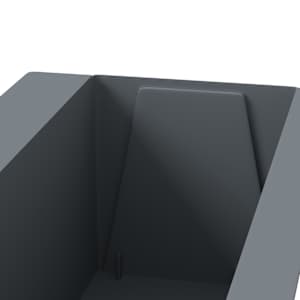 Květinové truhlíky na europalety 12 ks šedé 36x13,5x9,5 cm PP - obrázek 7