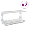 vidaXL aknale kinnituvad linnus&ouml;&ouml;gimajad 2 tk, akr&uuml;&uuml;l, 30 x 12 x 15 cm