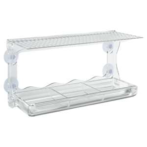 Okenní krmítka pro ptáky 2 ks akryl 30 x 12 x 15 cm - obrázek 3