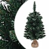 vidaXL kunstkuusk alusega, roheline, 90 cm, PVC