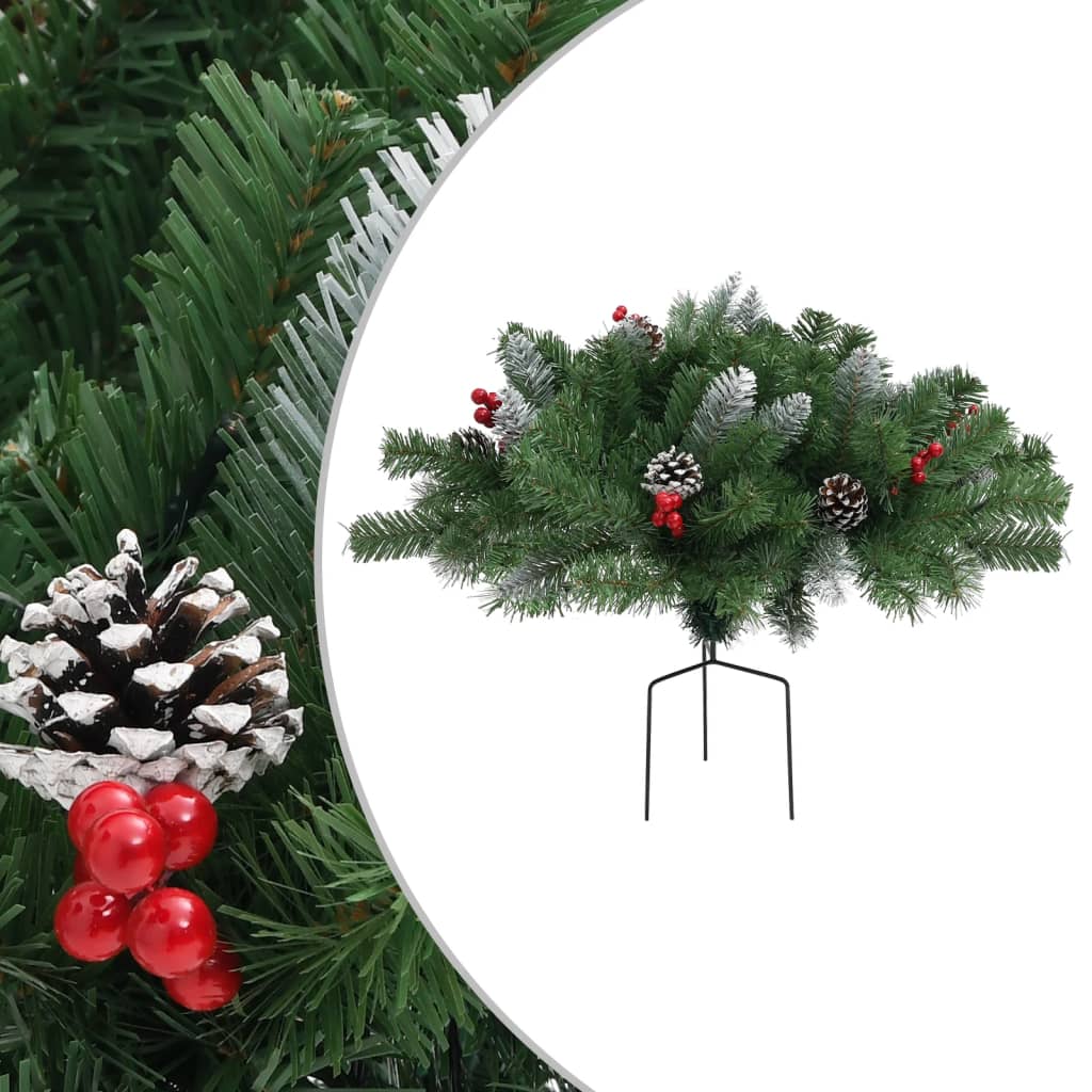 Petrashop  Umělý vánoční stromek na cestu zelený 40 cm PVC