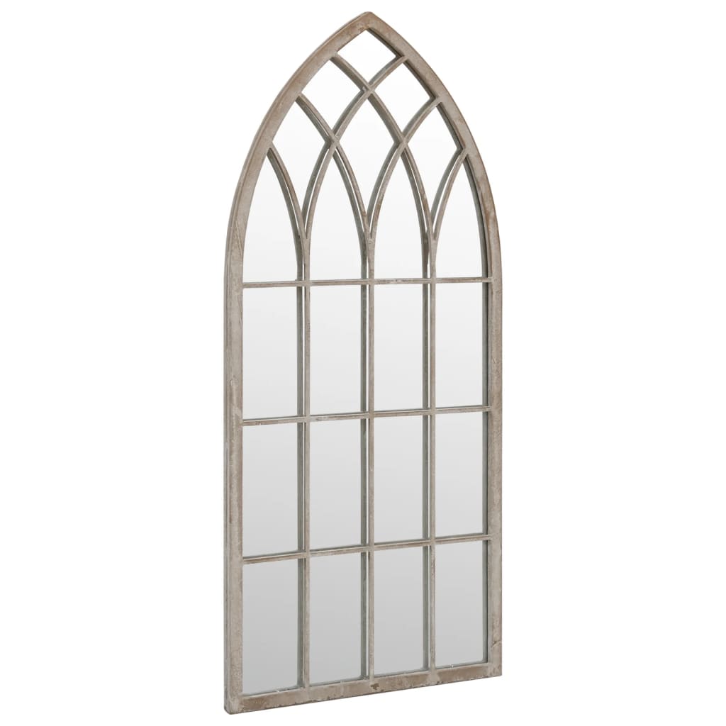 vidaXL Zahradní zrcadlo pískové 70 x 30 cm železo pro použití venku
