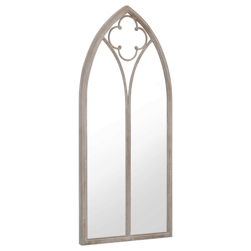vidaXL Zahradní zrcadlo pískové 100 x 45 cm železo pro použití venku