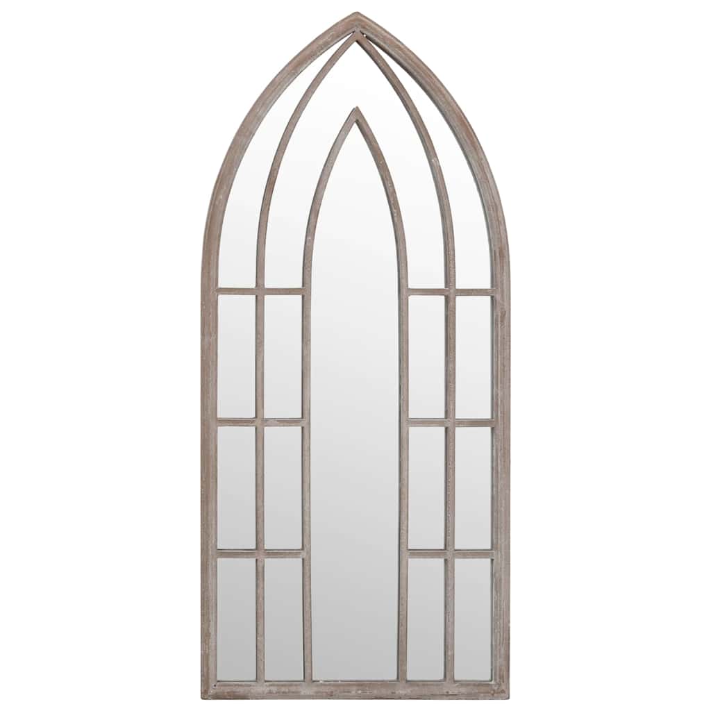 vidaXL Zahradní zrcadlo pískové 100 x 45 cm železo pro použití venku
