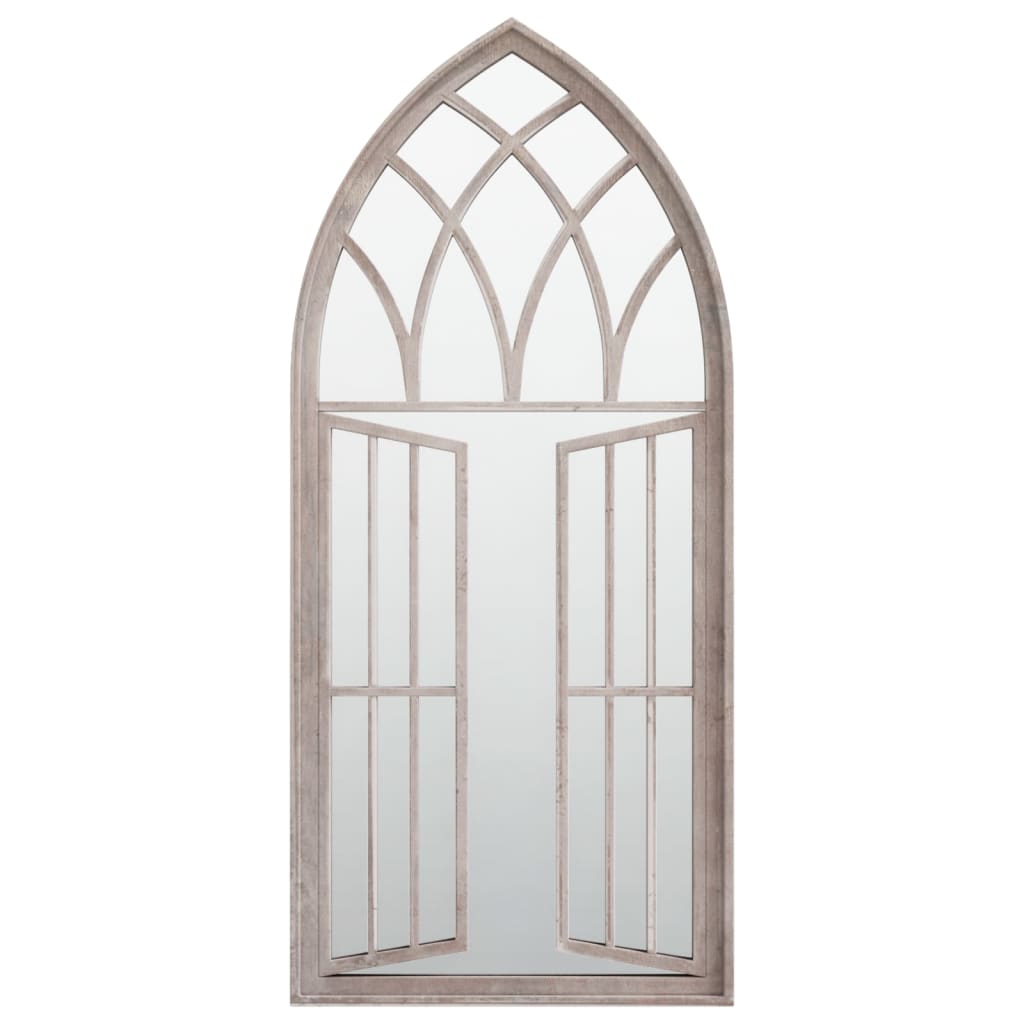 vidaXL Zahradní zrcadlo pískové 100 x 45 cm železo pro použití venku