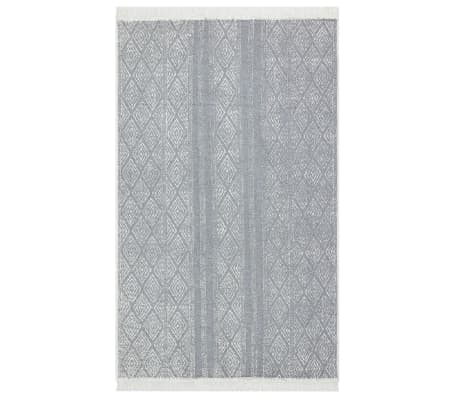 vidaXL Tapis Gris clair 160x230 cm Coton