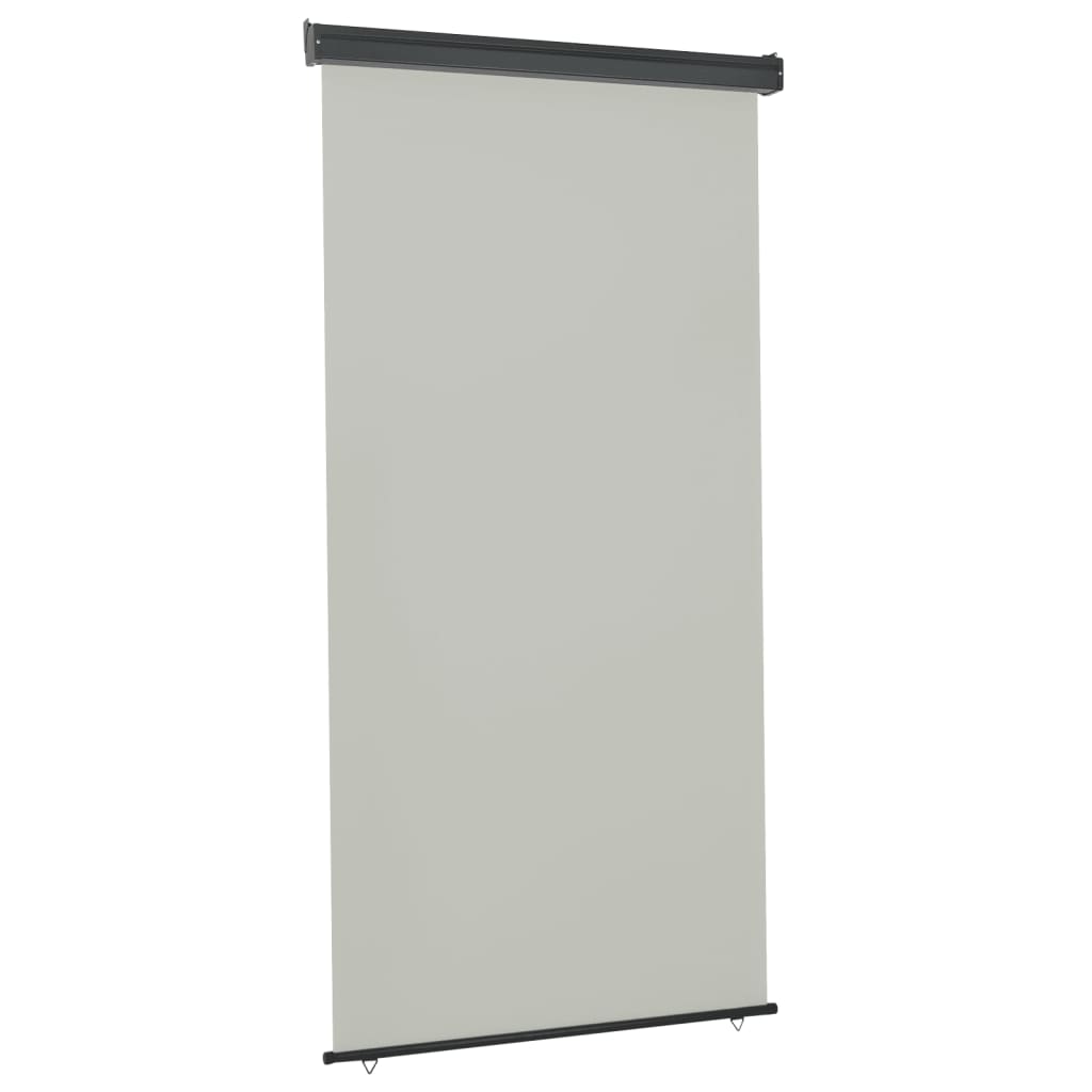 vida XL Balkon-Seitenmarkise 117x 250 cm Grau