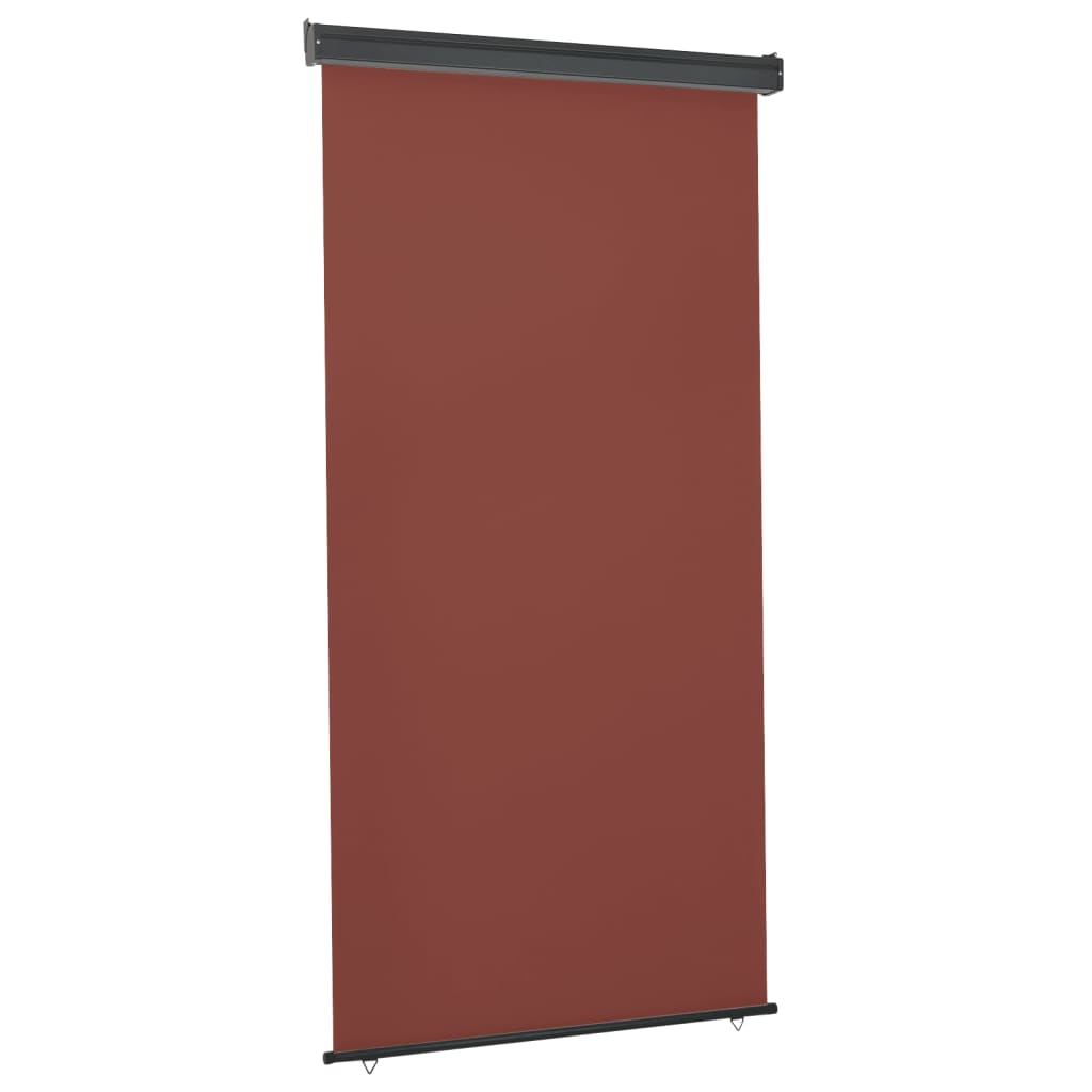 vida XL Balkon-Seitenmarkise 117x 250 cm Braun
