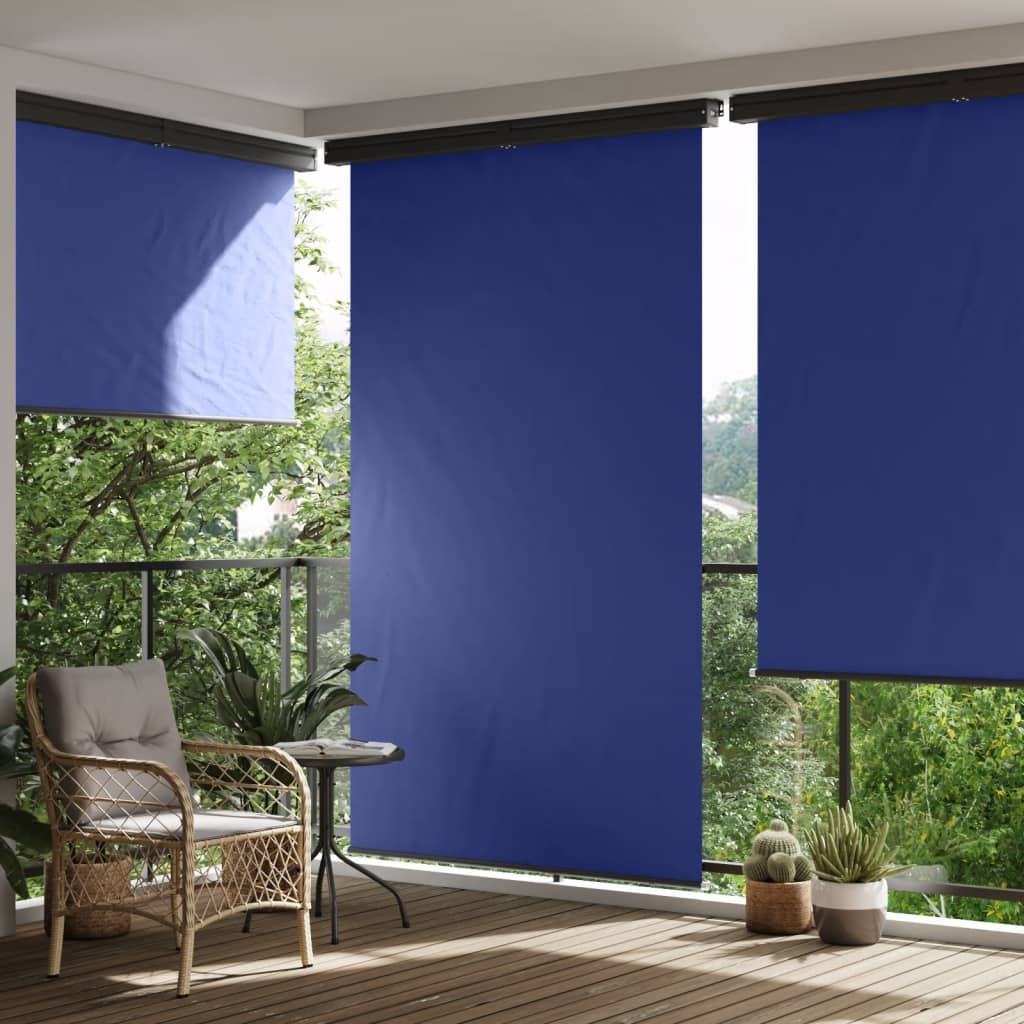 Parvekkeen sivumarkiisi 140×250 cm sininen