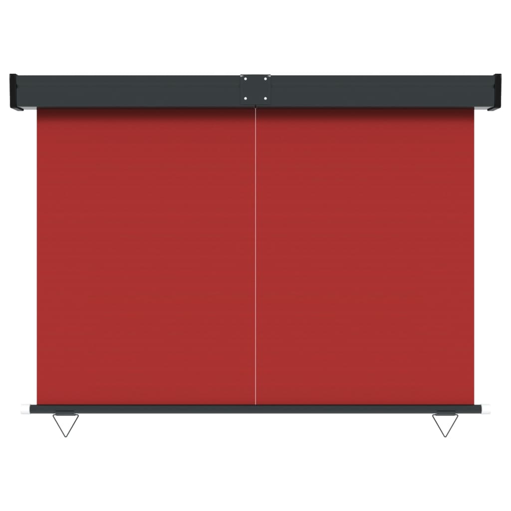 Balkon-Seitenmarkise 145x250 cm Rot