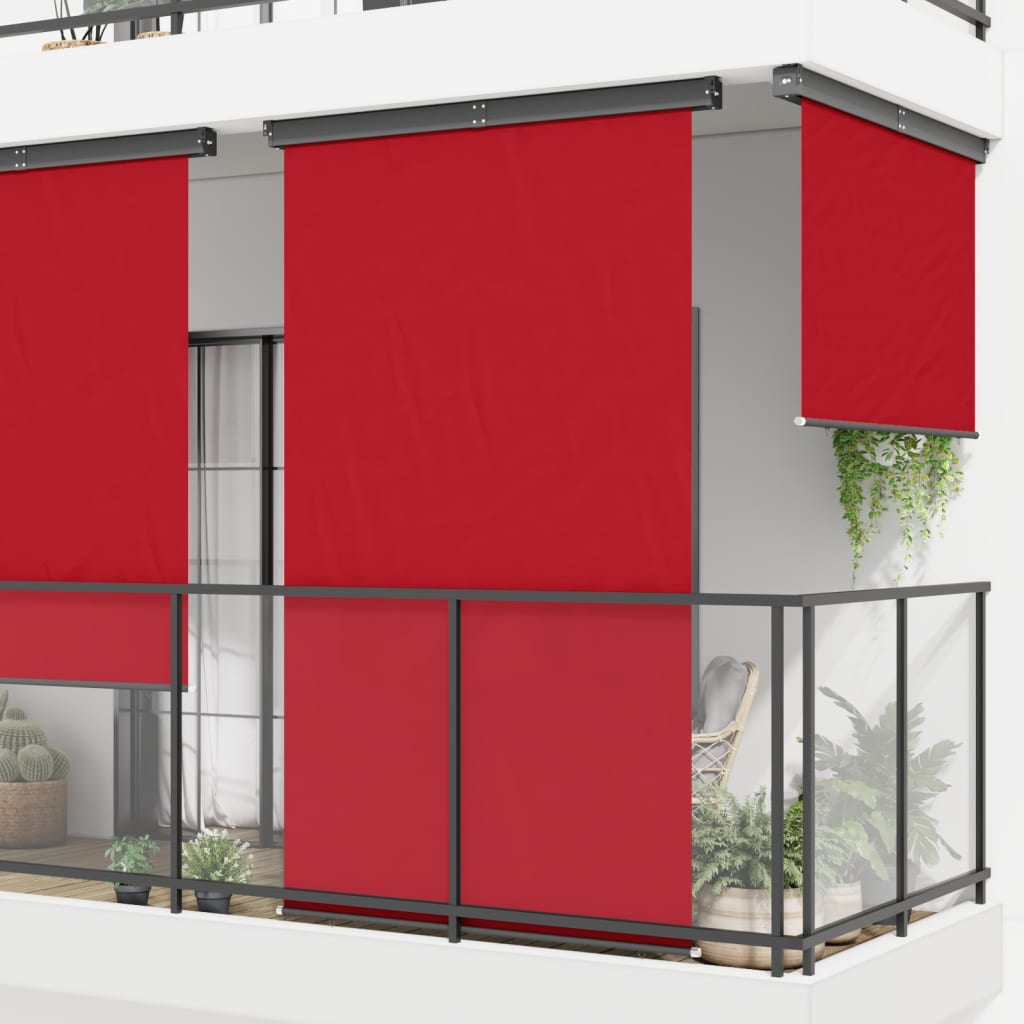 Balkon-Seitenmarkise 165x250 cm Rot