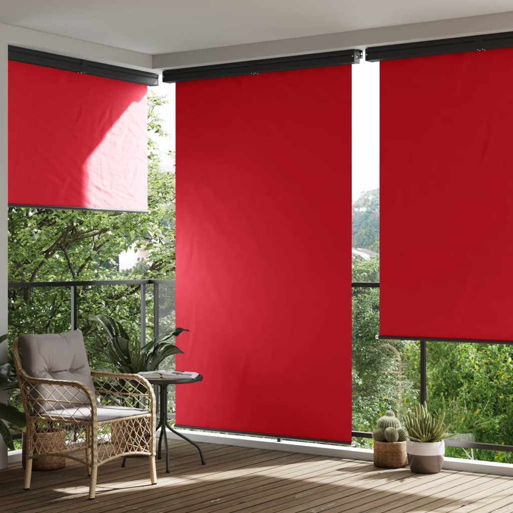 vida XL Balkon-Seitenmarkise 160 × 250 cm Rot