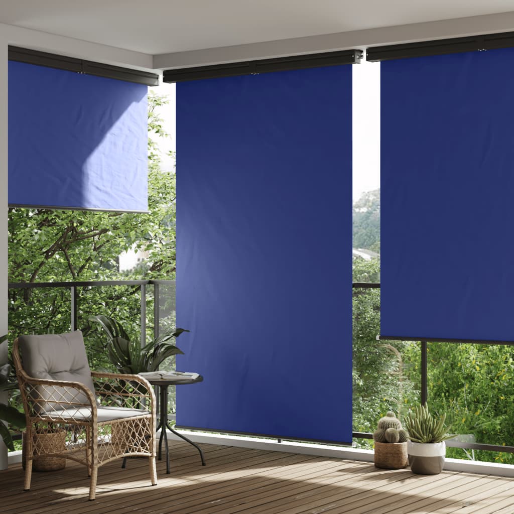 vida XL Balkon-Seitenmarkise 170x 250 cm Blau