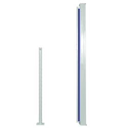 vidaXL Patio Retractable Side Awning 140x300 cm Blue