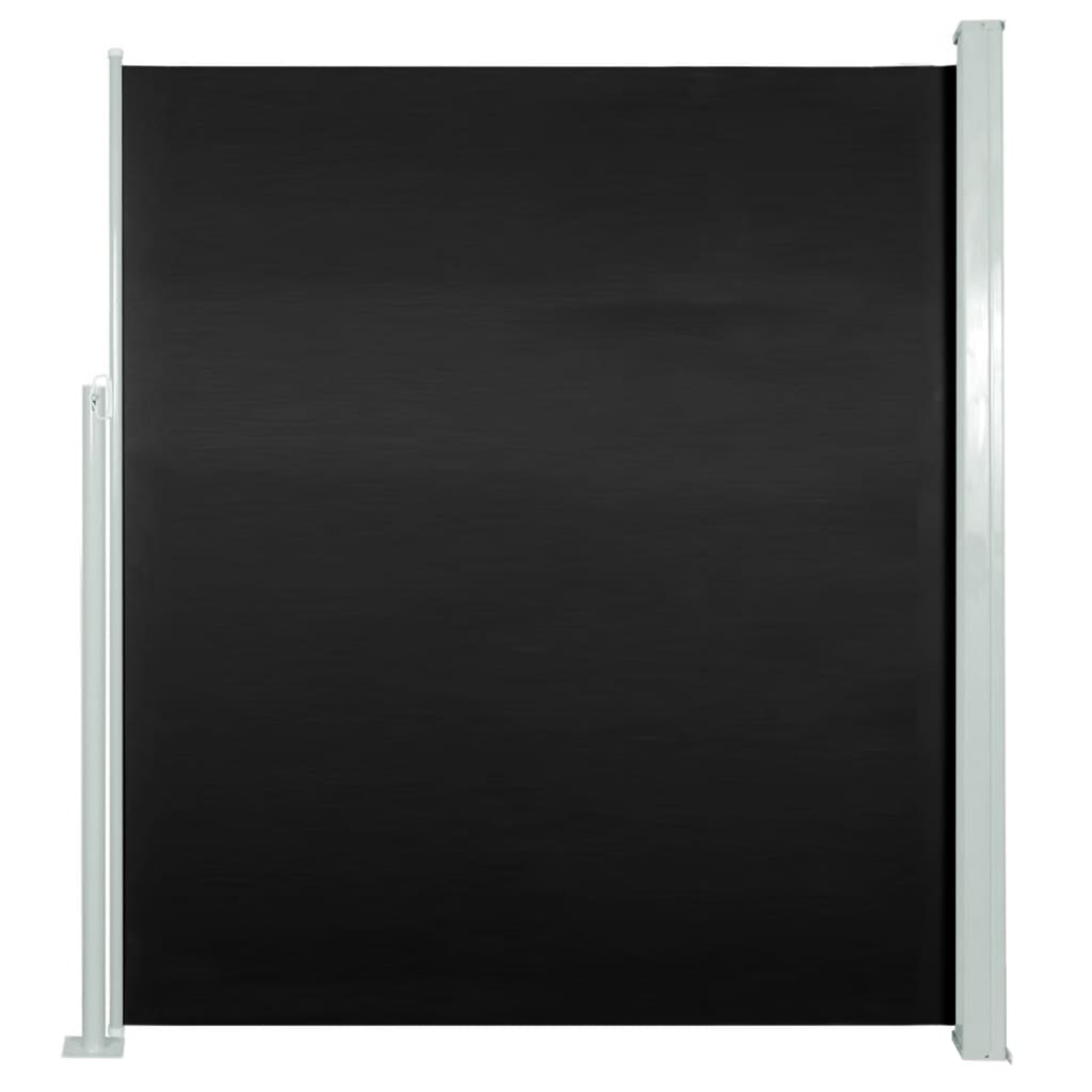  Zaťahovacia bočná markíza na terasu 160x300 cm čierna