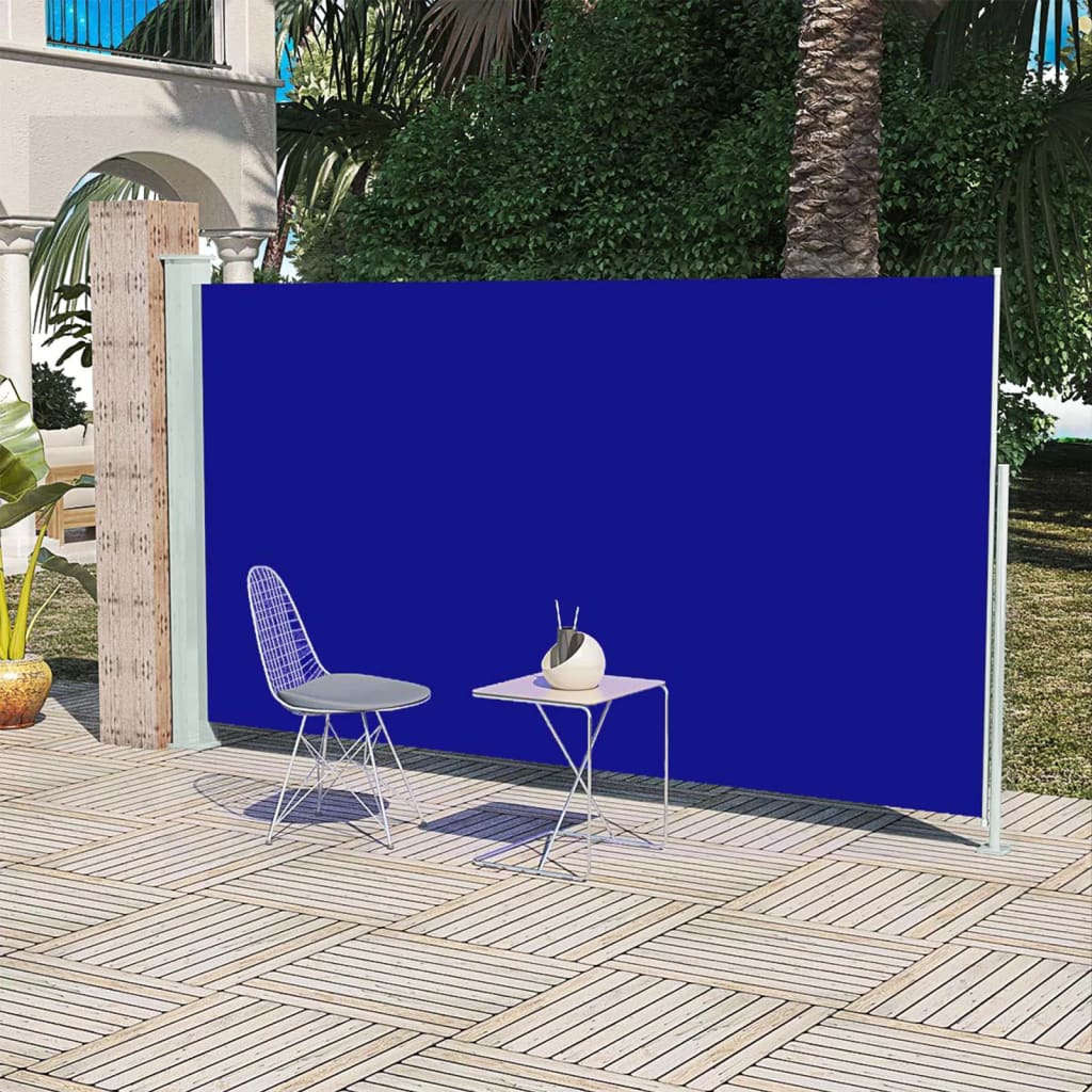 Seitenmarkise Ausziehbar 160×300 cm Blau