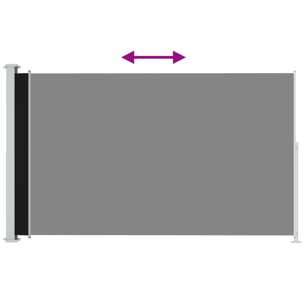Seitenmarkise Ausziehbar 180×300 cm Schwarz kaufen 4