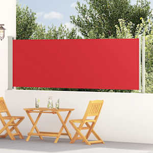 Zatahovací boční markýza 117 x 600 cm červená - obrázek 1