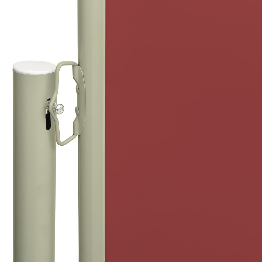 vidaXL Tuinscherm uittrekbaar 140x600 cm rood afbeelding