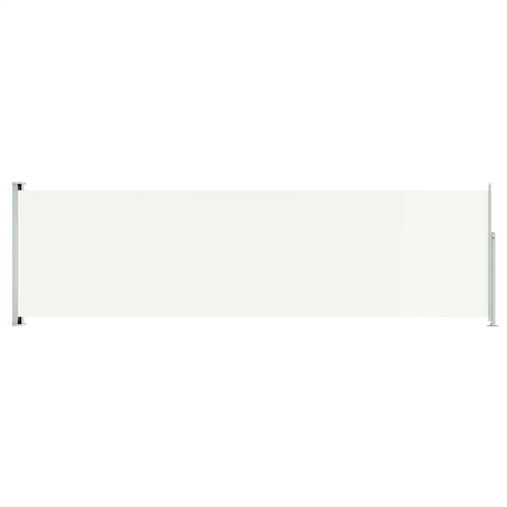 vidaXL Zatahovací boční markýza 180 x 600 cm krémová