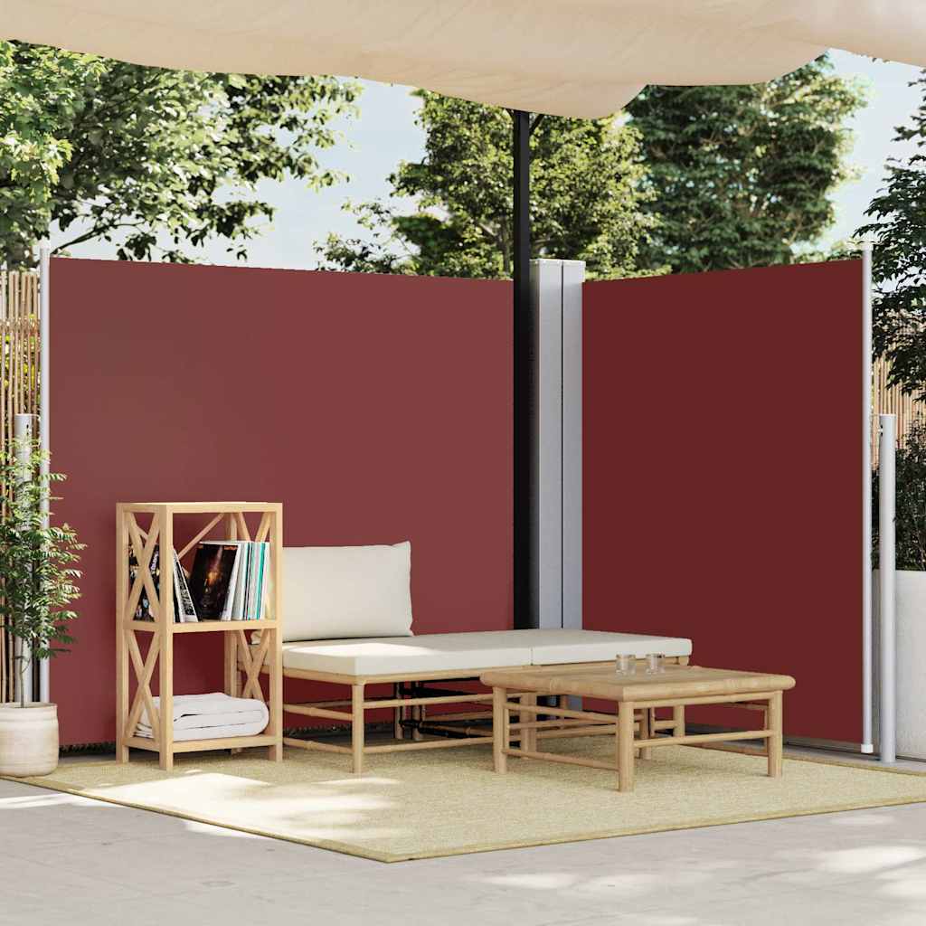 vidaXL Copertină laterală retractabilă, maro, 180x600 cm