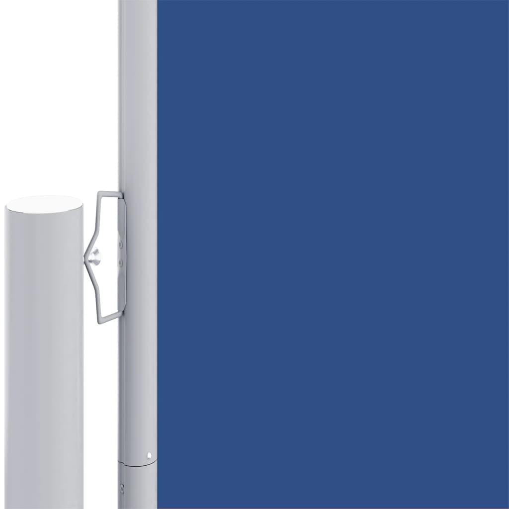 Kék behúzható oldalsó napellenző 180 x 600 cm 