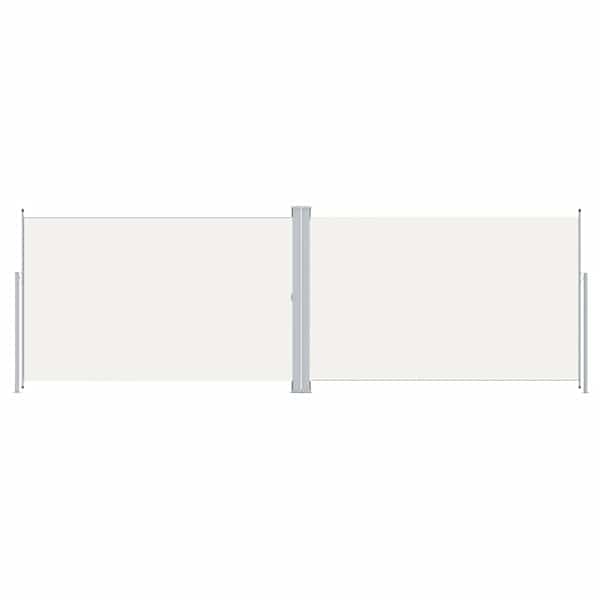 vidaXL lahtit&otilde;mmatav k&uuml;lgsein kreemjas 200 x 600 cm