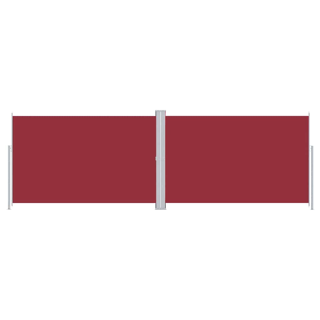 vidaXL Tuinscherm uittrekbaar 220x600 cm rood