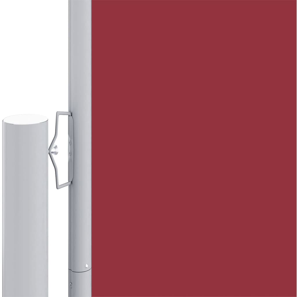 vidaXL piros behúzható oldalsó napellenző 160 x 1200 cm