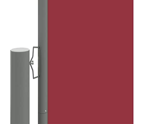 vidaXL Windscherm uittrekbaar 220x1200 cm rood