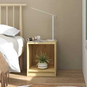 Noční stolek 35,5 x 33,5 x 41,5 cm masivní borové dřevo - obrázek 1