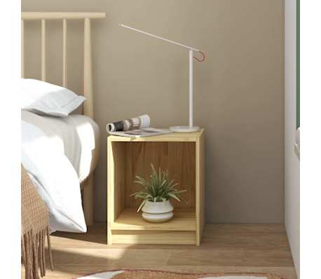 vidaXL Bedside Cabinets 2 pcs 35,5x33,5x41,5 cm Solid Wood Pine