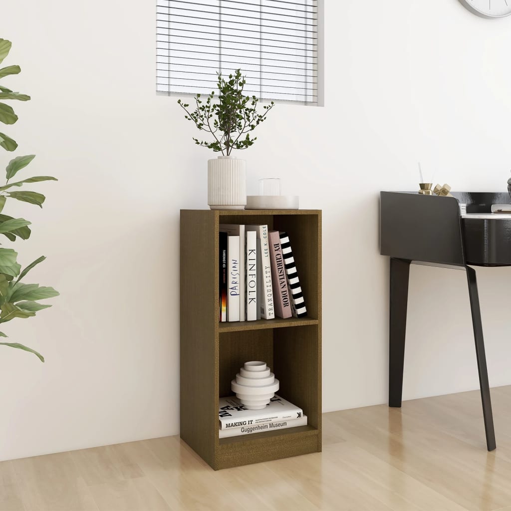 

vidaXL Bijzetkast 35,5x33,5x76 massief grenenhout honingbruin