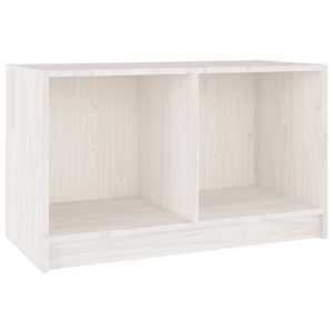 vidaXL telerikapp, valge, 70x33x42 cm, t&auml;ism&auml;nnipuit