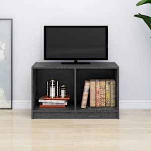 TV stolek šedý 70 x 33 x 42 cm masivní borové dřevo