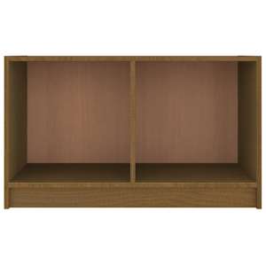 TV stolek medově hnědý 70 x 33 x 42 cm masivní borové dřevo - obrázek 5