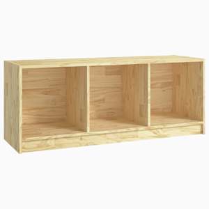 TV stolek 104 x 33 x 41 cm masivní borové dřevo - obrázek 2