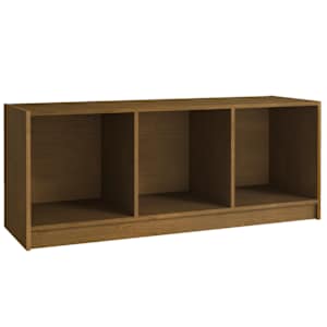 TV stolek medově hnědý 104 x 33 x 41 cm masivní borové dřevo - obrázek 2
