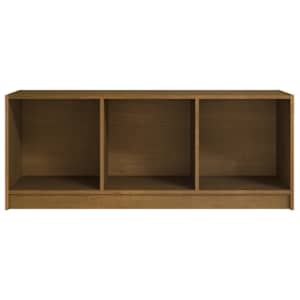 TV stolek medově hnědý 104 x 33 x 41 cm masivní borové dřevo - obrázek 5