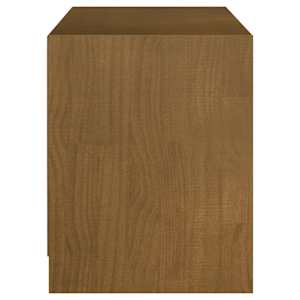 TV stolek medově hnědý 104 x 33 x 41 cm masivní borové dřevo - obrázek 6