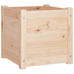 Zahradní truhlíky 2 ks 40 x 40 x 40 cm masivní borové dřevo - obrázek 4